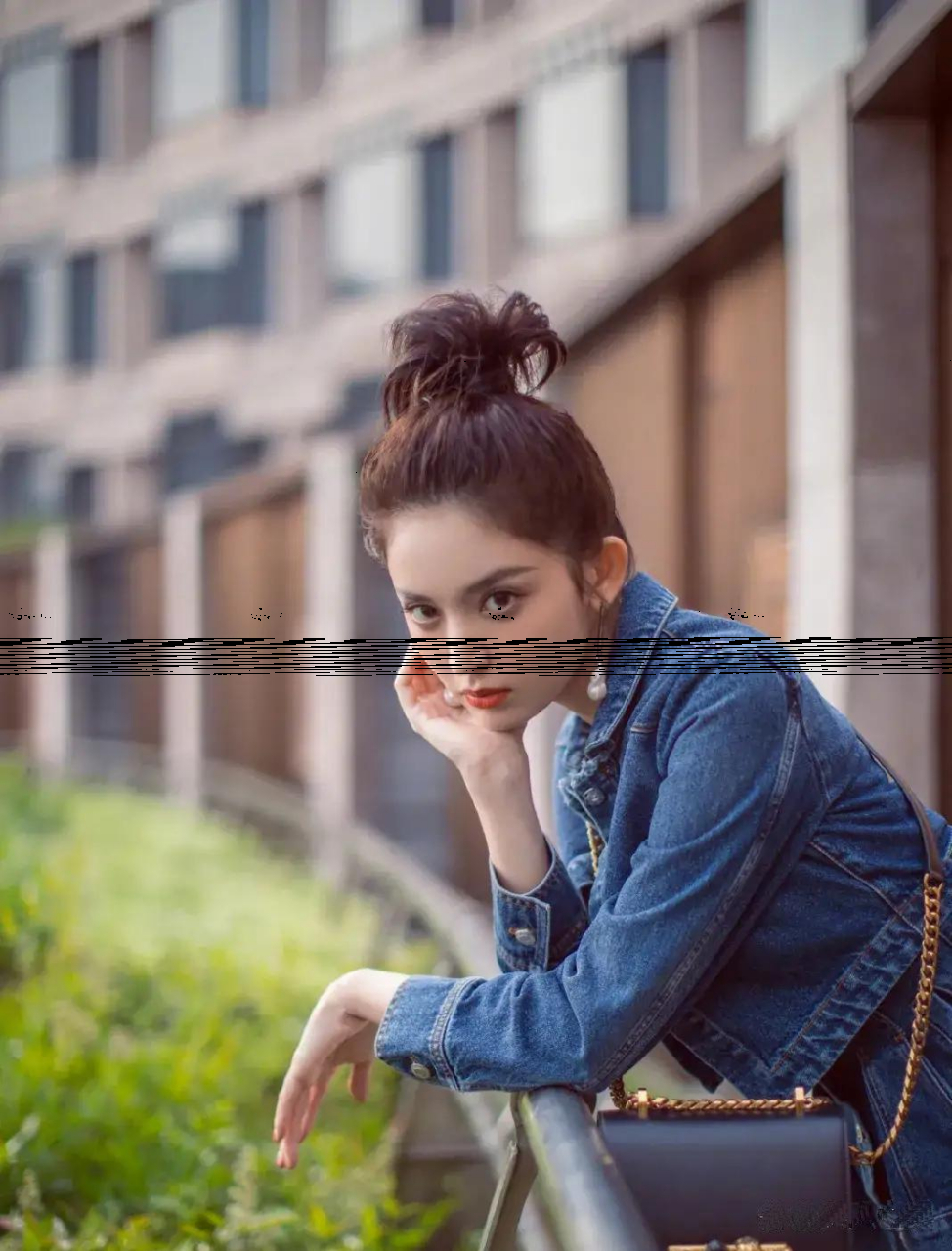 古力娜扎牛仔衣