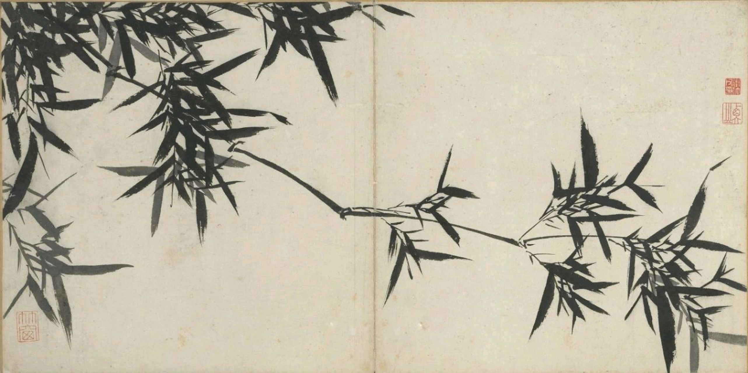 文徴明墨竹册,文人风骨,聊写胸中逸气