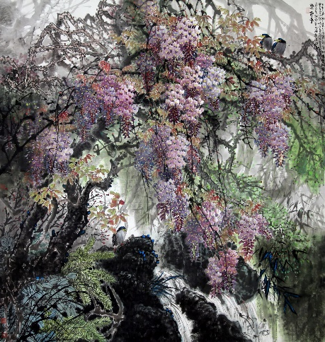 大家峰度|苏甦:画全景大花鸟,就是为了与父亲拉开差距