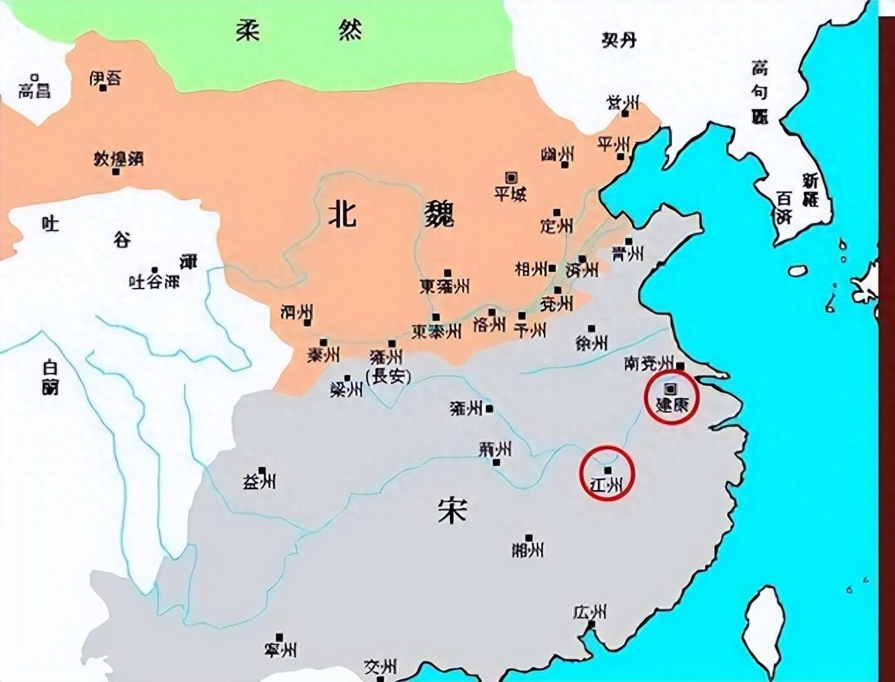 刘裕宋朝地图图片