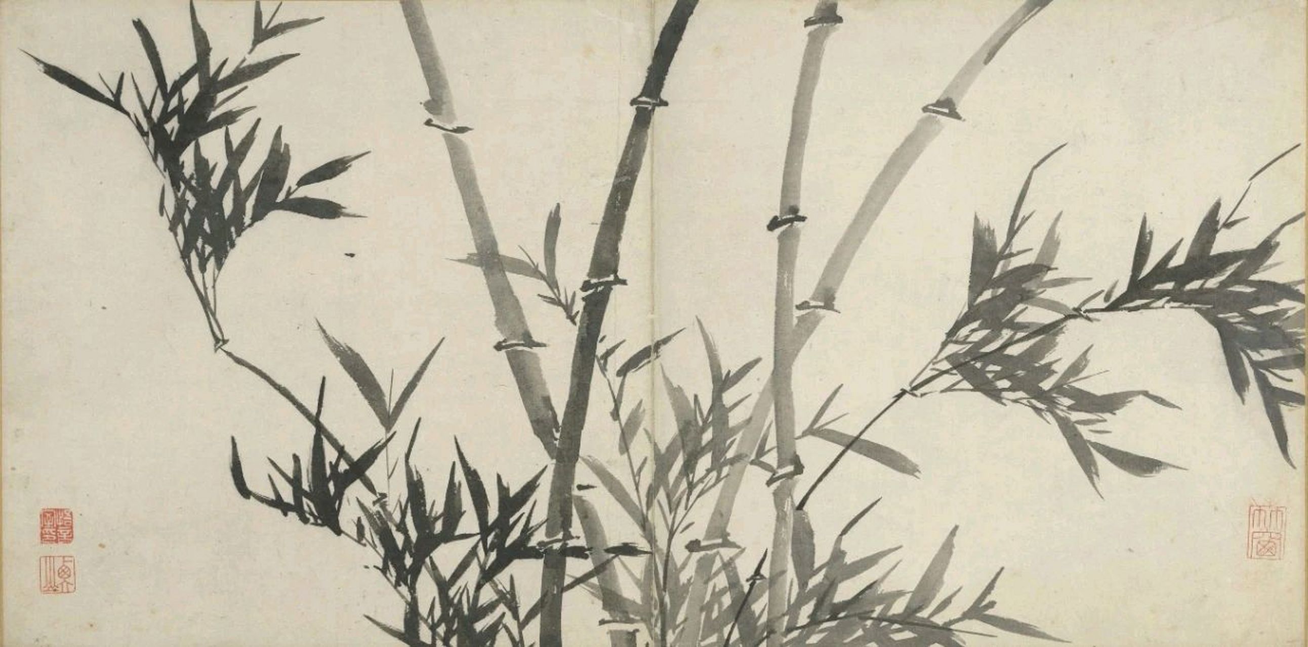 文徴明墨竹册,文人风骨,聊写胸中逸气