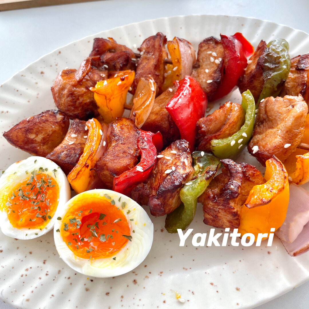 低卡美食减脂必备 今天做了一个超好吃的新奥尔良香烤鸡肉串 鸡肉嫩而