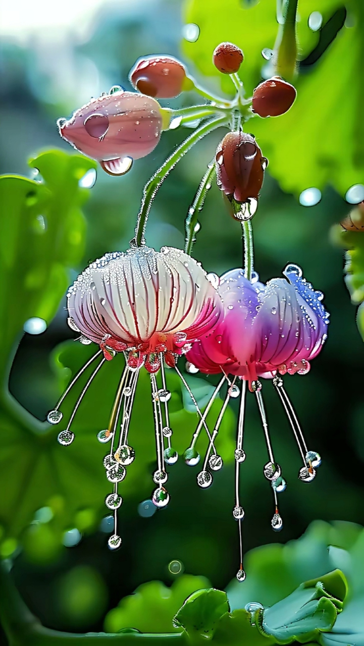 最美的雨中花图片图片