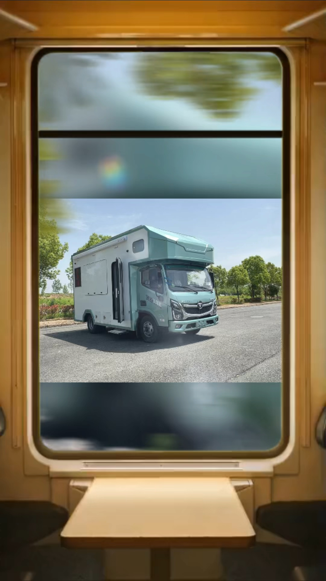 方圆万里,我最爱你.轻卡房车工厂定做设计旅居车蓝牌自动挡-度小视