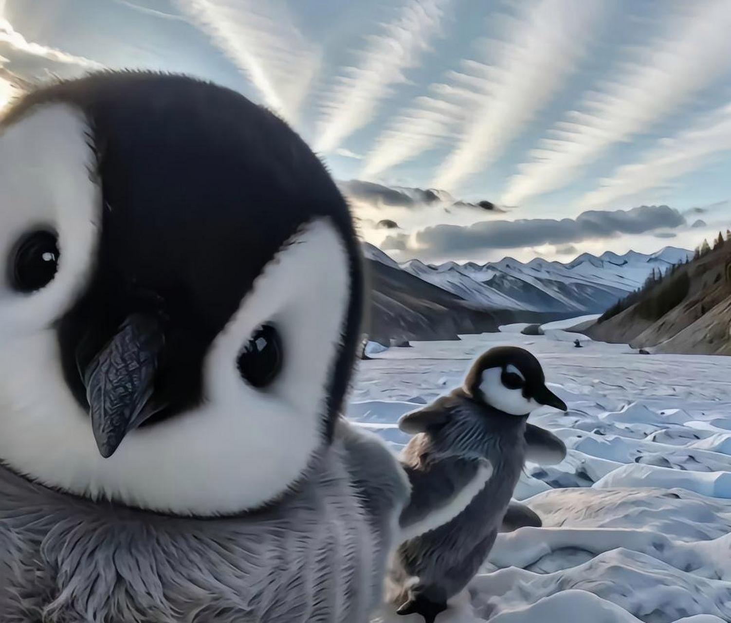 可爱的企鹅宝宝