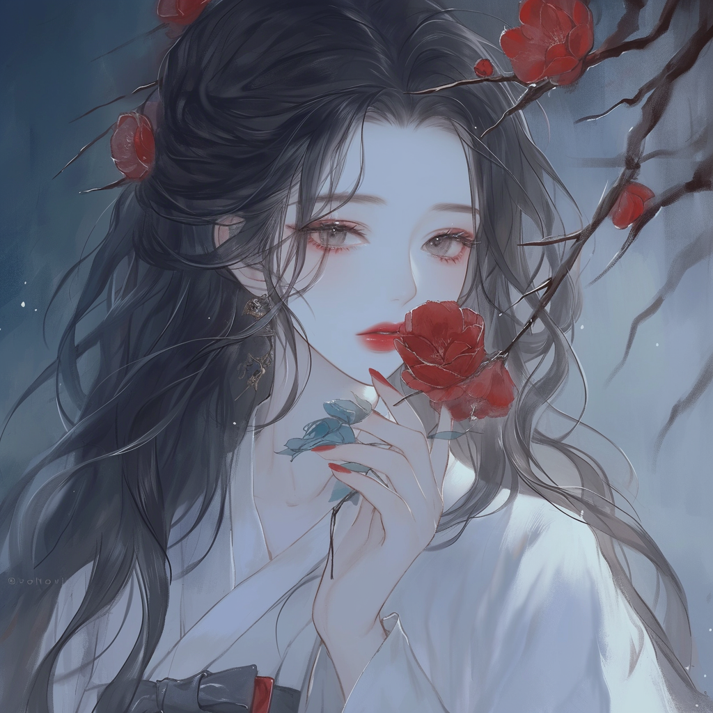 缘起红线,情深白牡丹