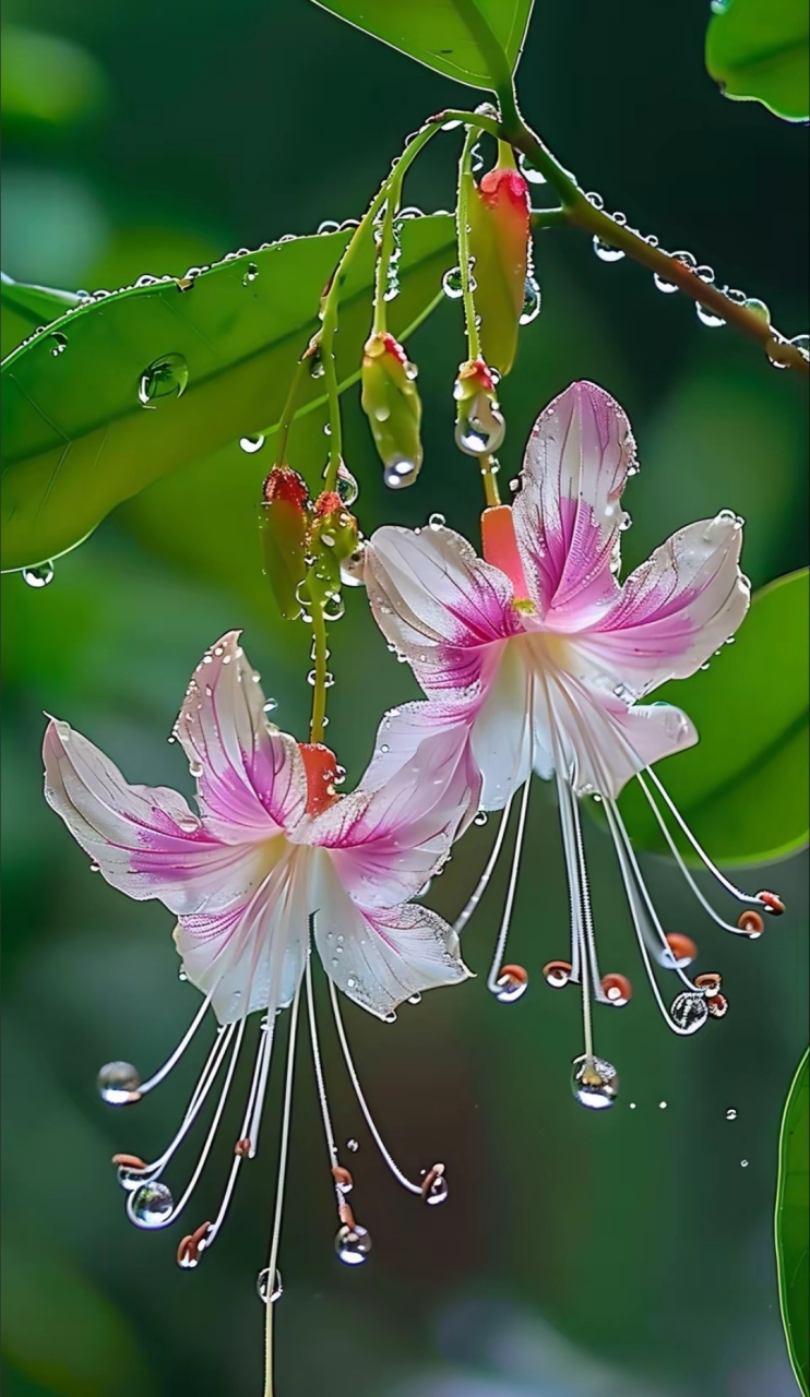 最美的雨中花图片图片