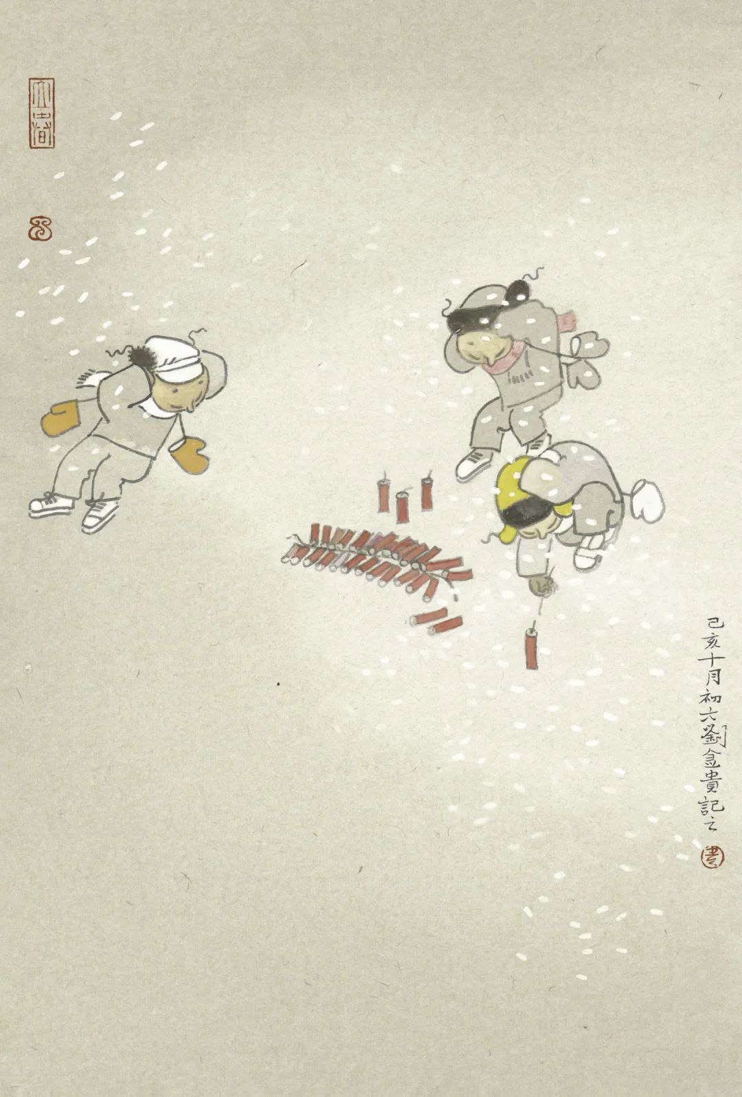 刘金贵·二十四节气图丨画出了中国人独有的春夏秋冬