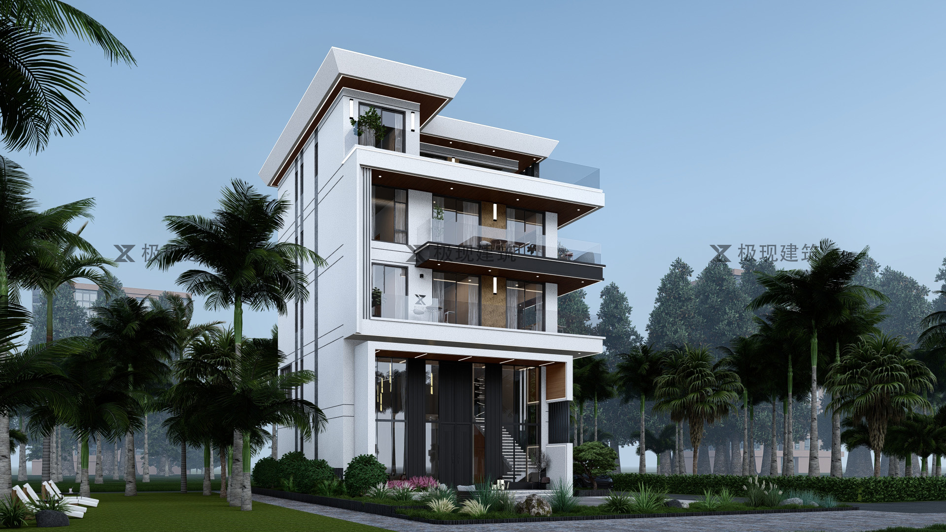 广东湛江丨五层现代风格自建别墅