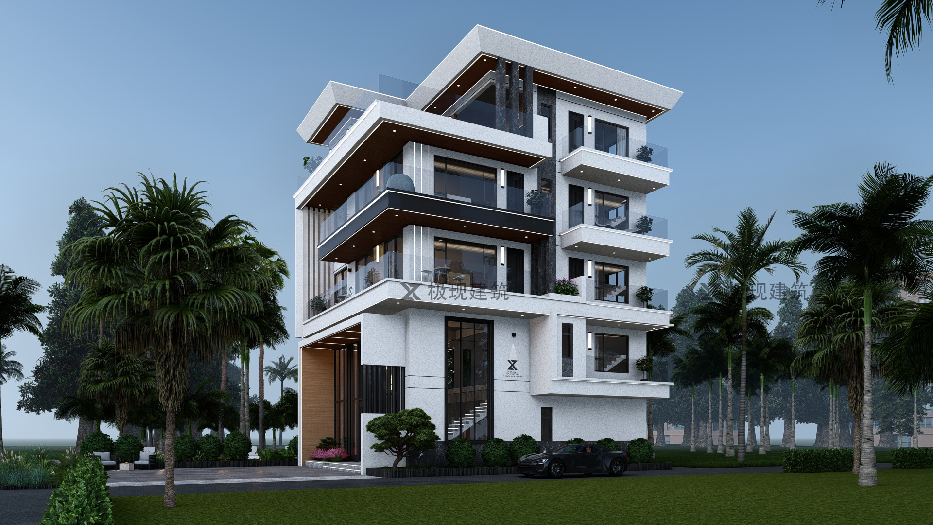 广东湛江丨五层现代风格自建别墅