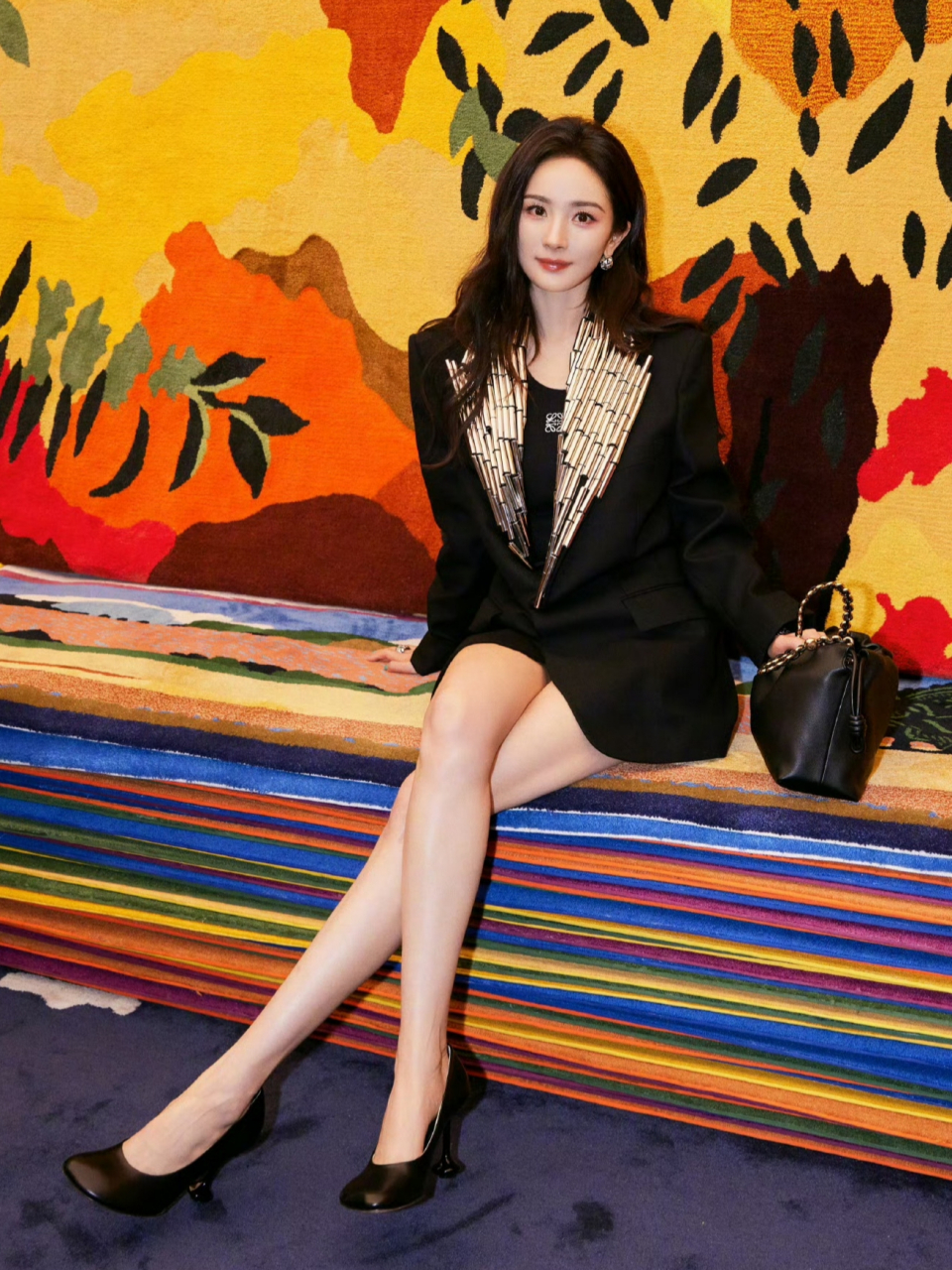 杨幂美腿合集,优雅与性感的完美诠释