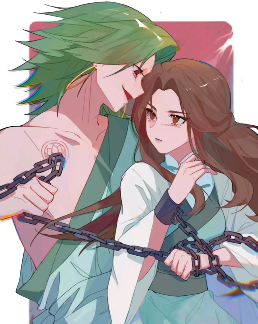 赤牙和江主任年龄的时候也太美了叭#你心中的国漫top