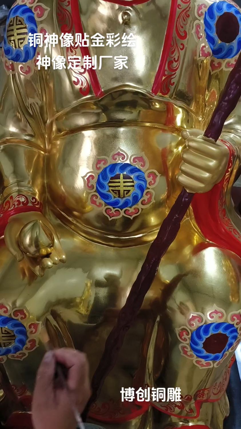 神像厂家 土地爷神像 土地奶铜像 铜人像定制厂家 河北唐县佛像厂