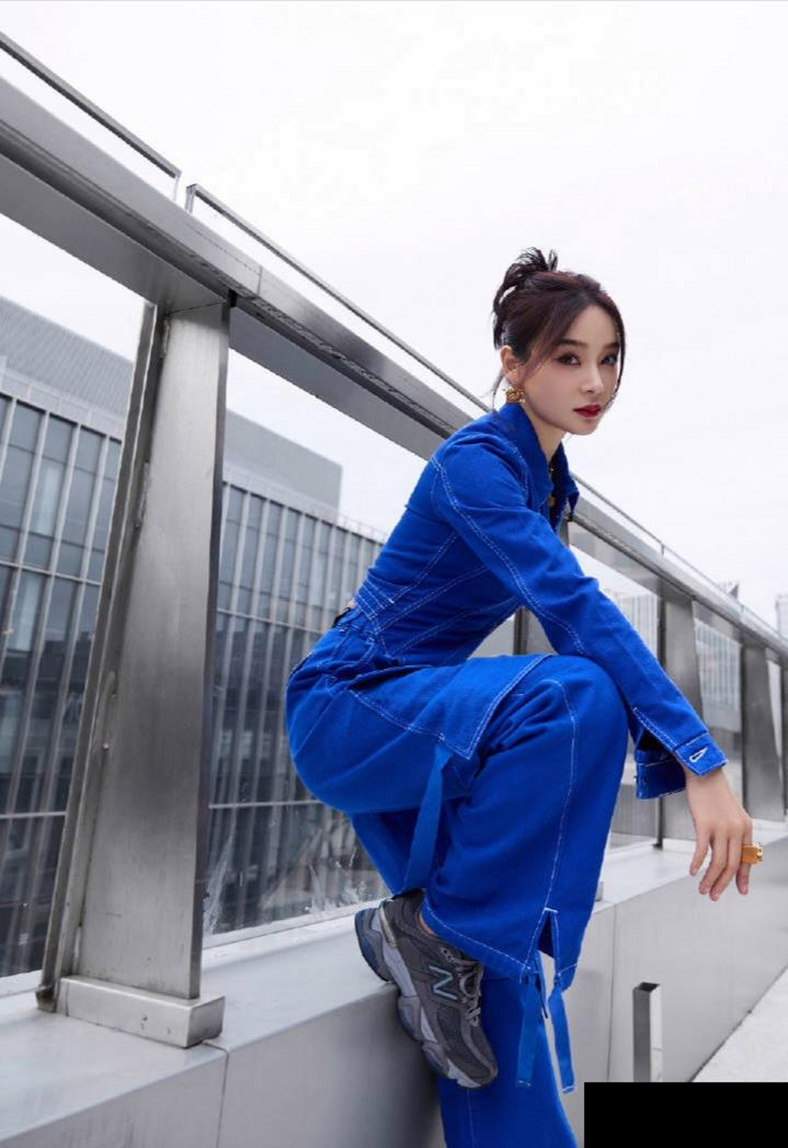 袁姗姗牛仔造型