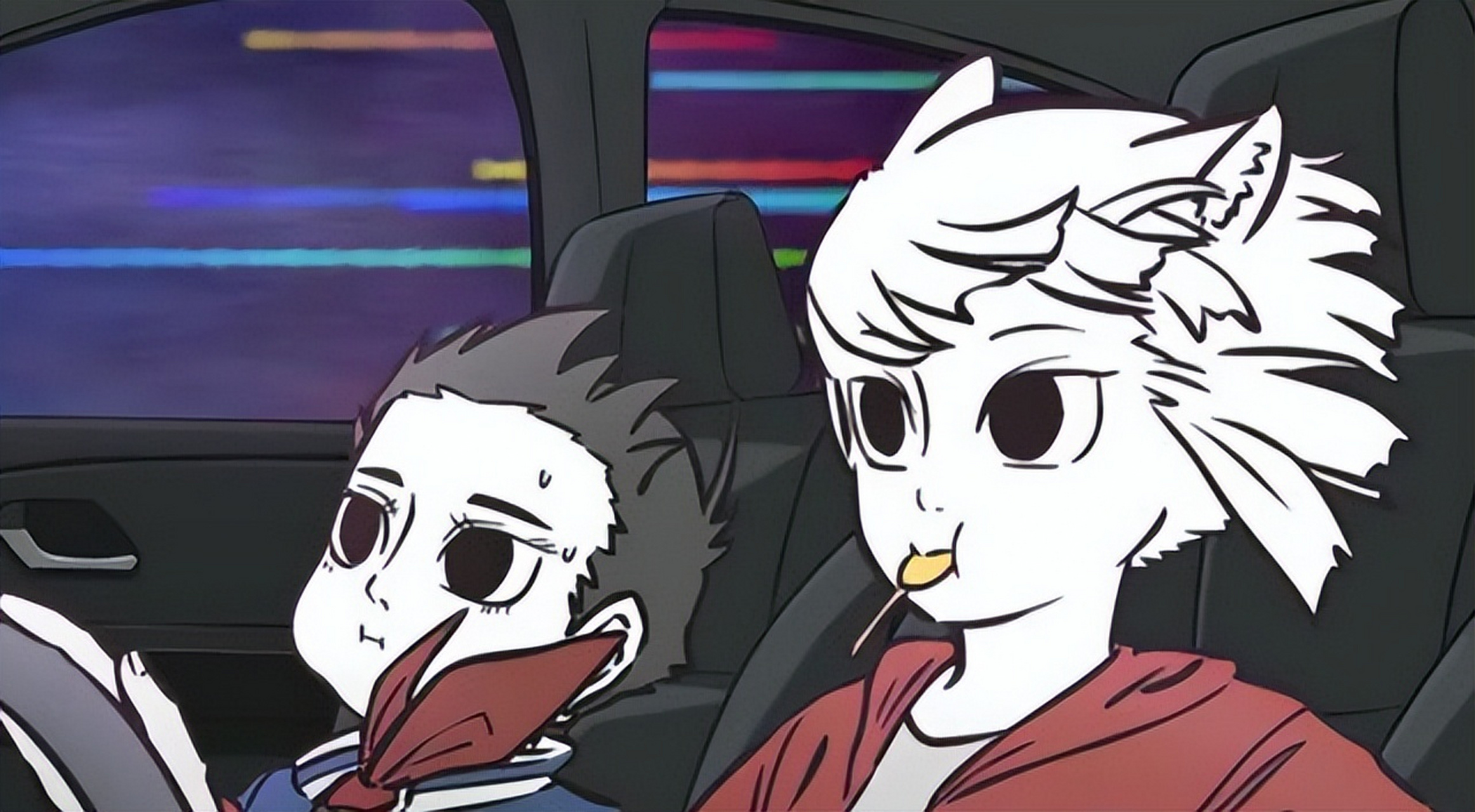 《非人哉》中,九月是驾驶技术高超的九尾狐角色,能单手操作车辆,速度