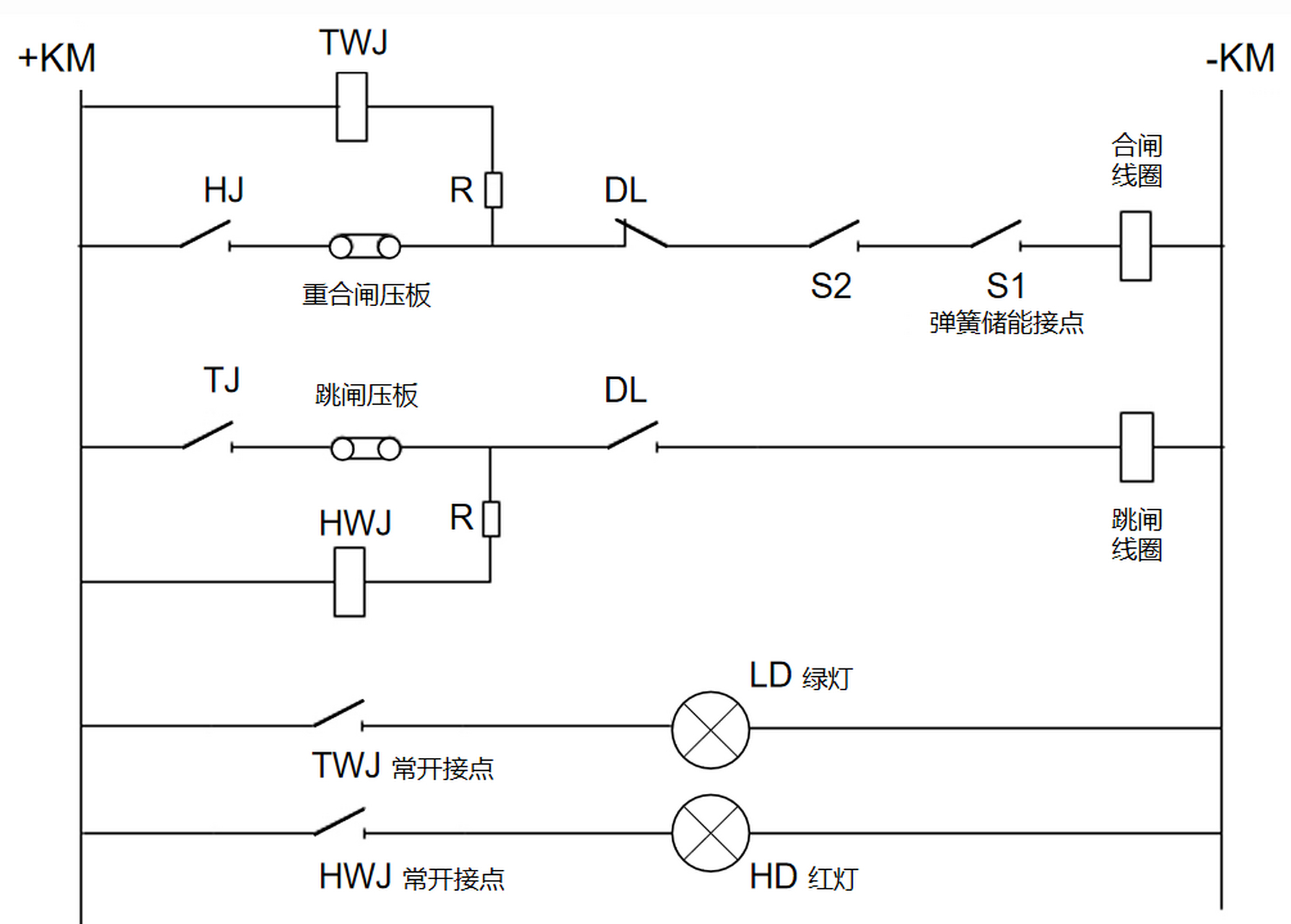 低压配电室电路示意图图片