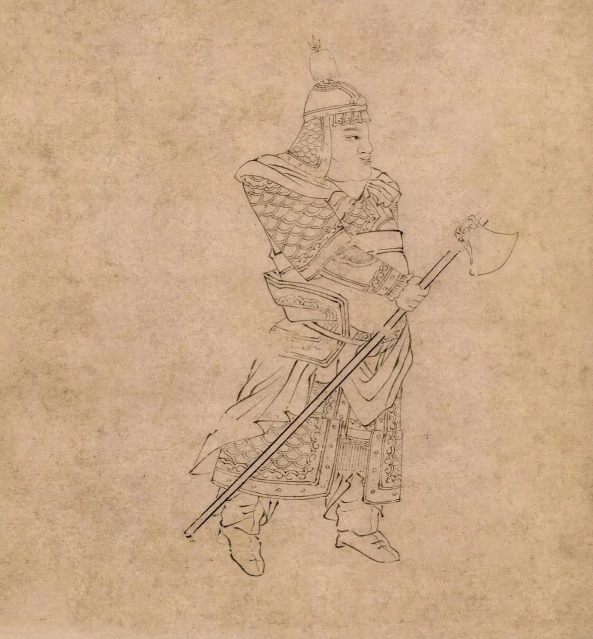 名画家白描《水浒传》英雄人物,猜猜都有谁?