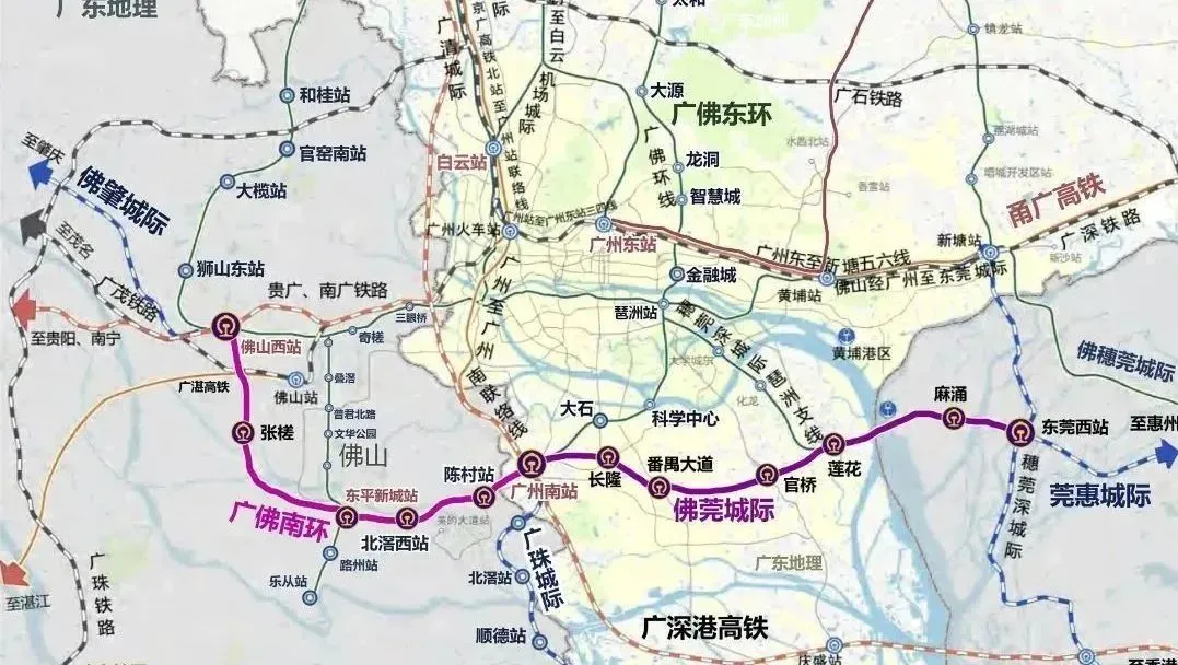 五站齐开,四线贯通!佛莞城际铁路刷爆啦!