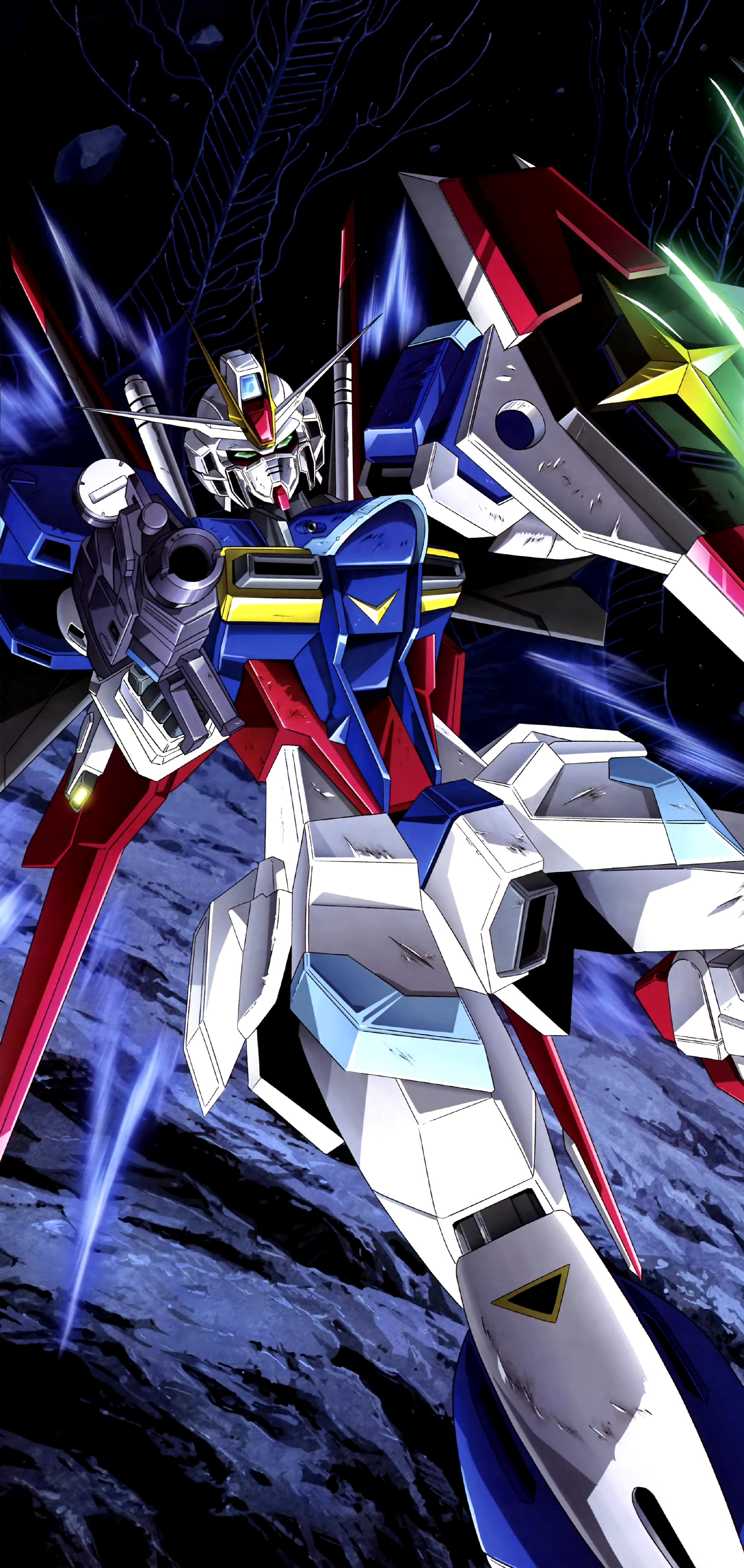 分享一组机动战士高达seed destiny插画作品,展现了剧中出现的机体与