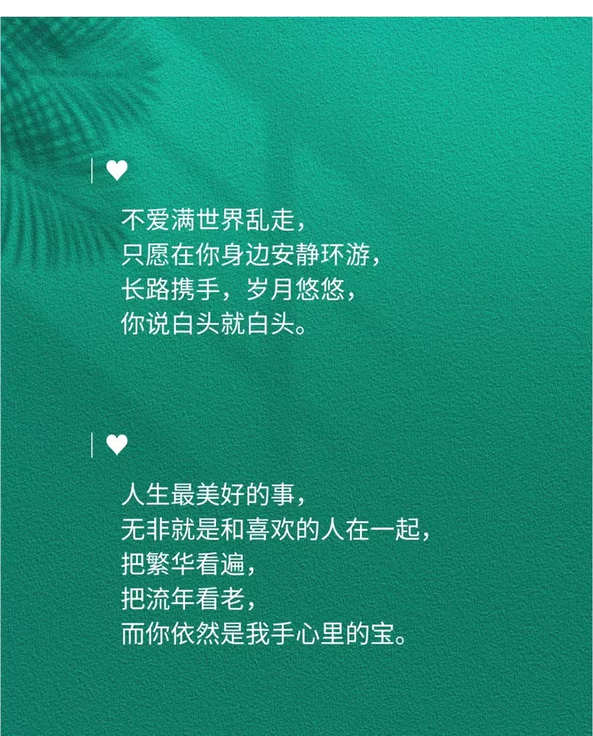 女朋友最爱听的肉麻情话