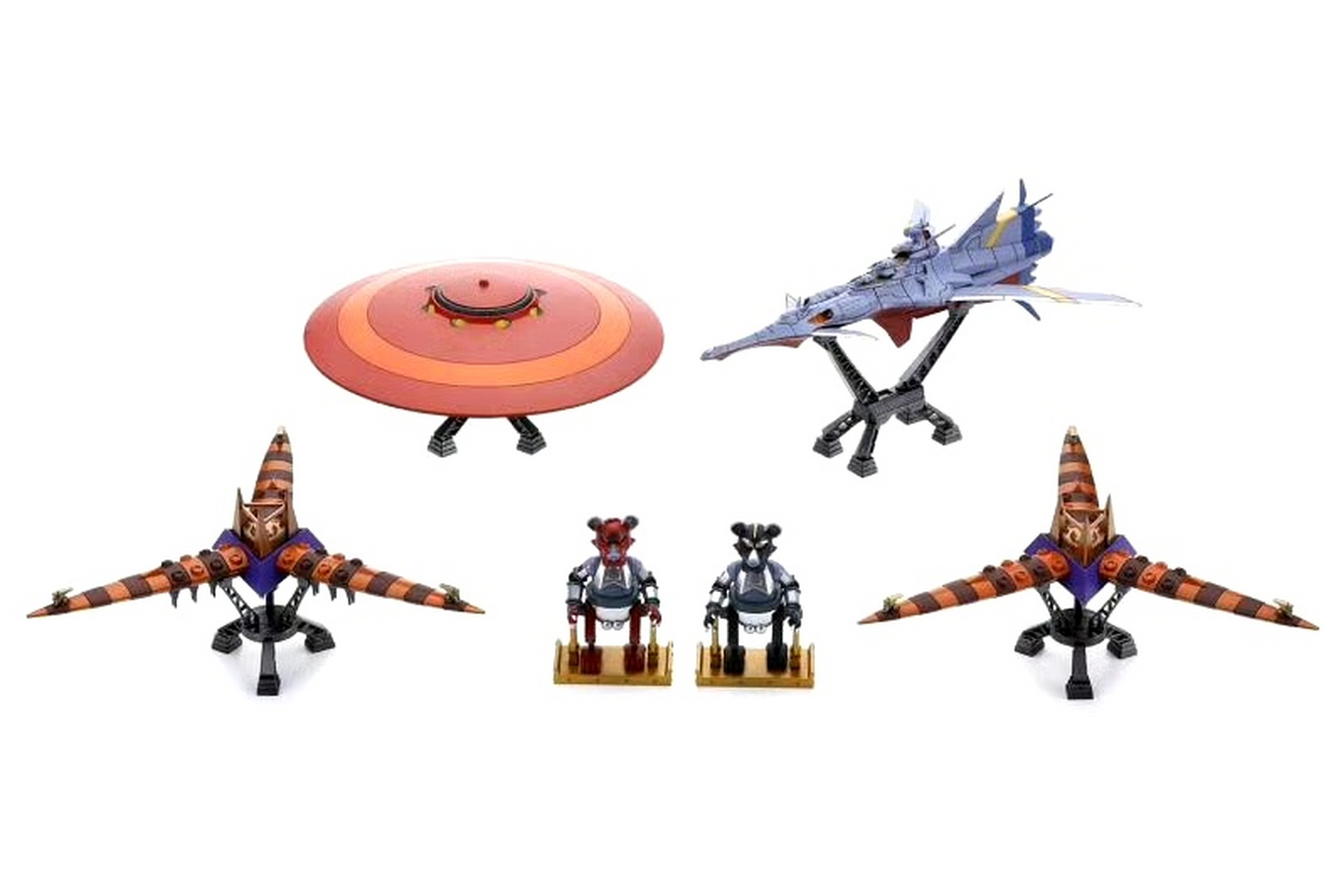 模型欣赏:bell fine 拼装模型 蓝宝石之谜 机械载具合集,包括红色诺亚