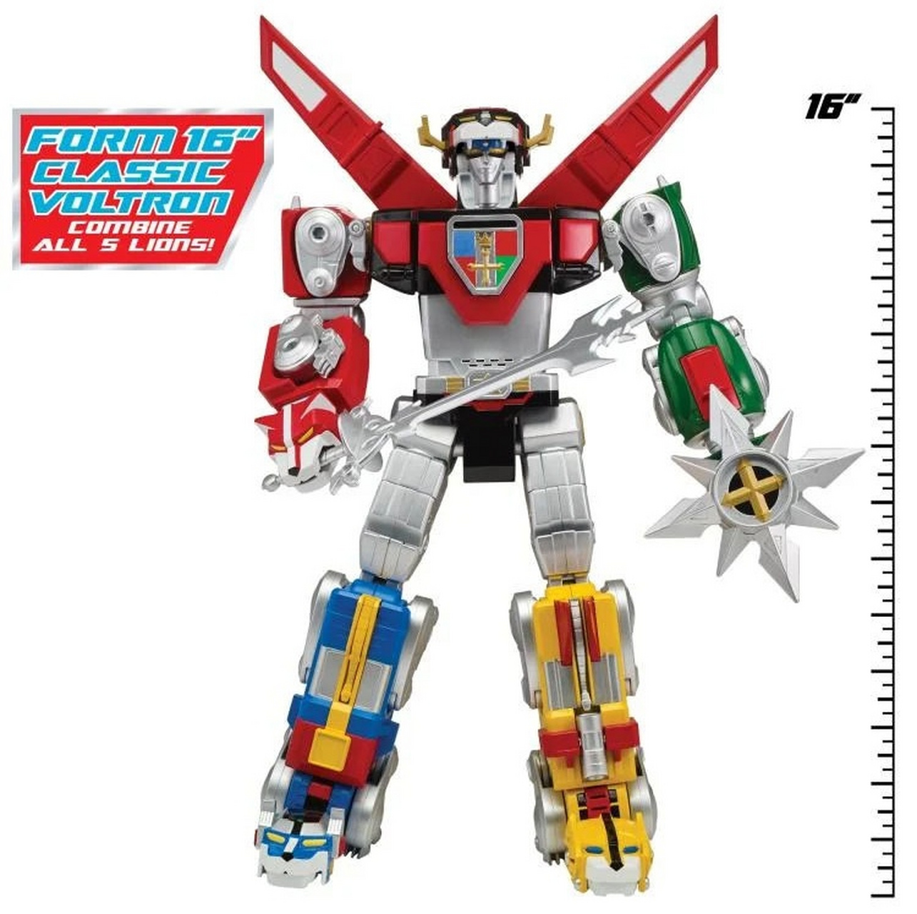 模型欣赏:playmates toys  彩星 voltron 战神金刚 百兽王40周年纪念