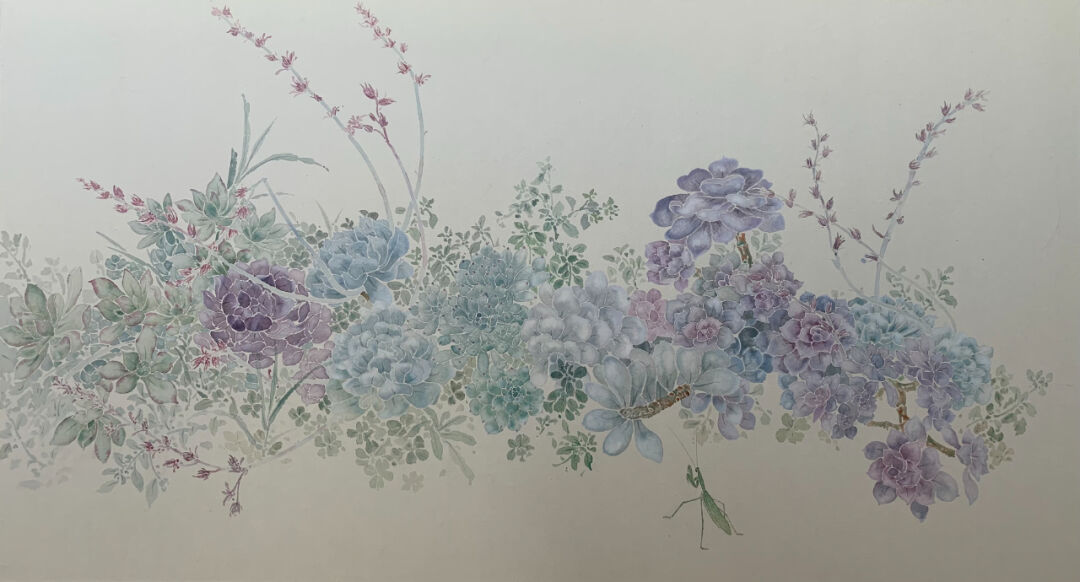 毕业于四川美术学院中国画系,师从苏百钧教授