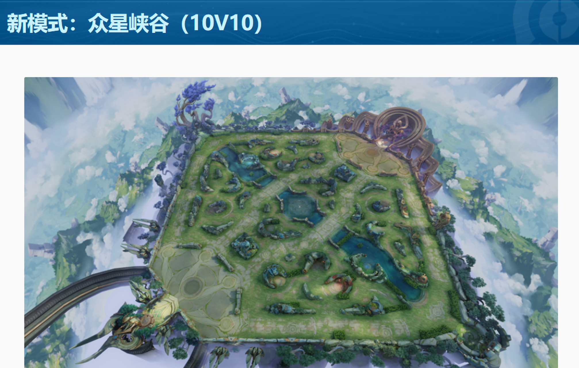 《王者荣耀》全新10v10模式上线!众星峡谷新地图,战术更多样.