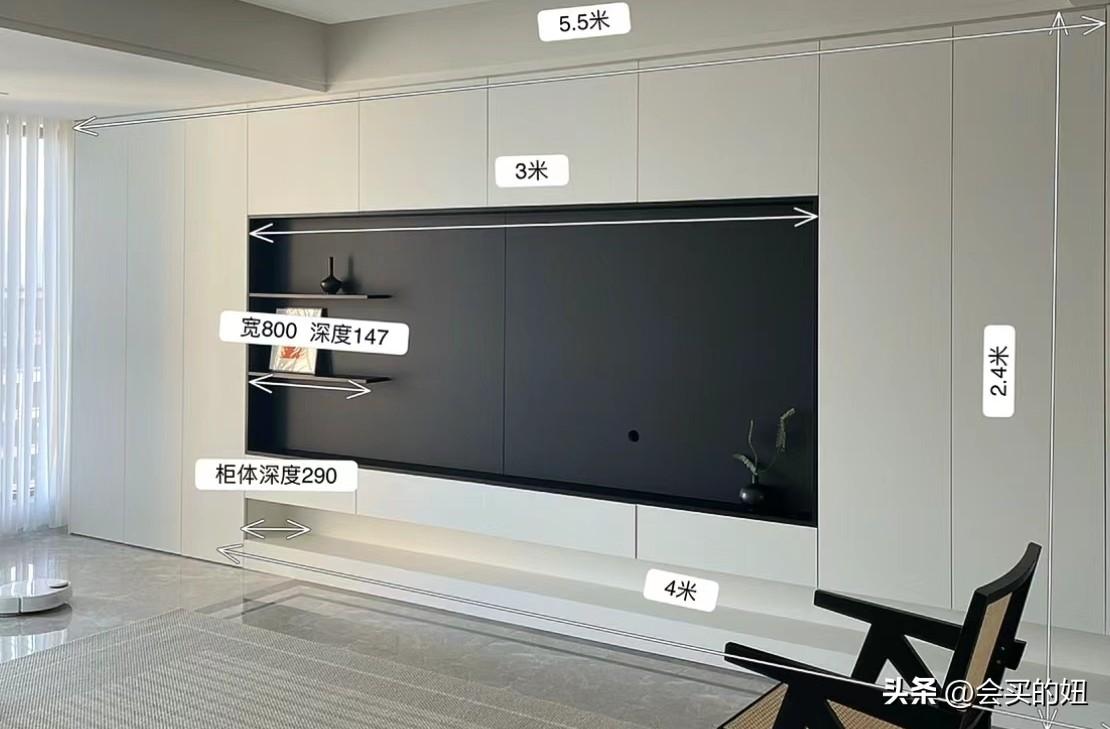 满墙电视柜避坑指南:这6个细节容易翻车,正确做法值得收藏!