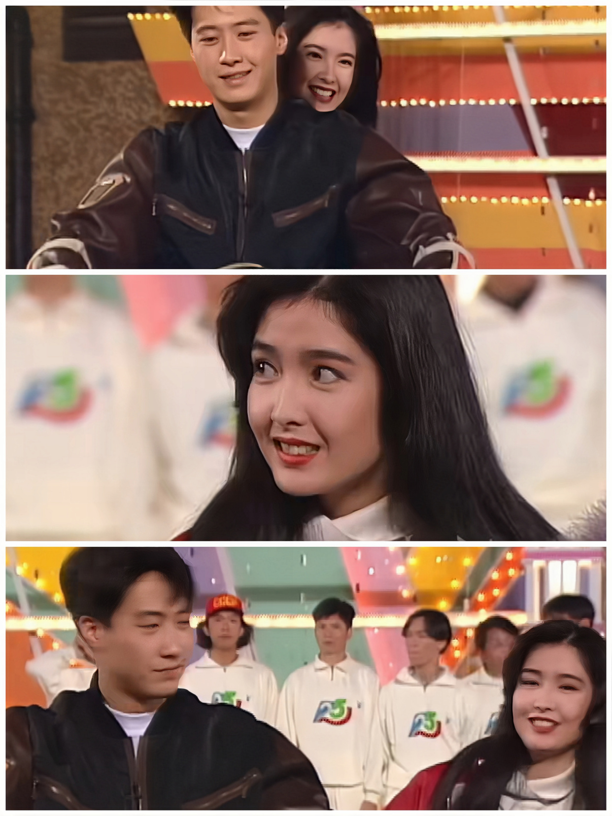 周慧敏的眼神拉丝,中森明菜摆弄发型,年轻的黎明真是无敌