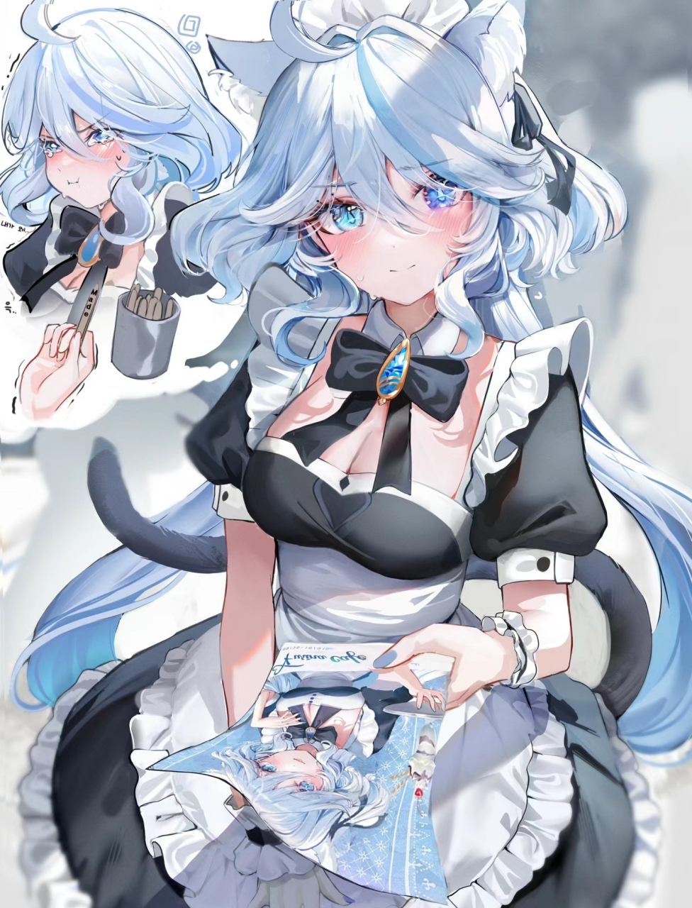 穿女仆装的芙宁娜#原神