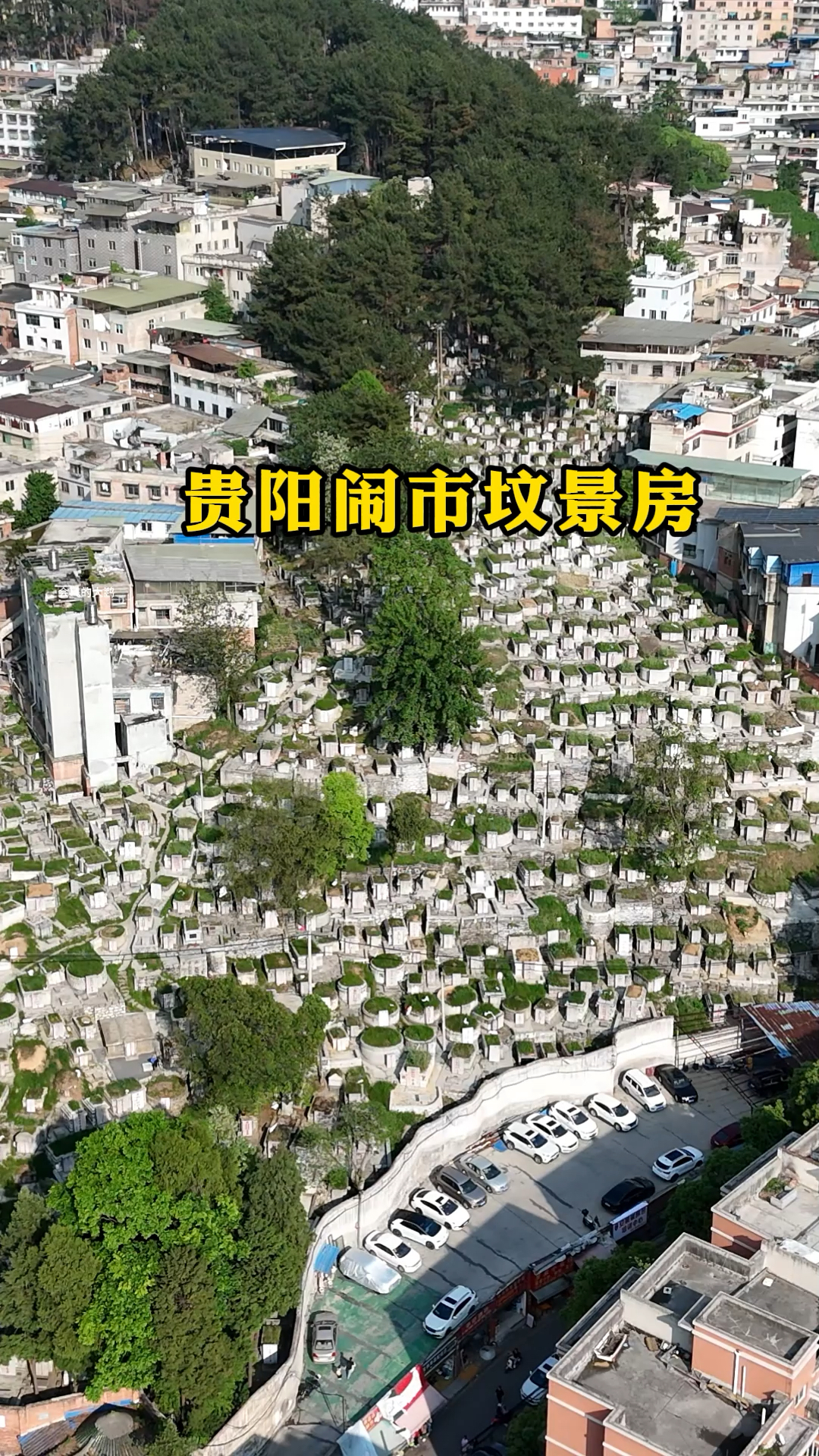 在贵州闹市区惊现坟景房网友比邻先贤仙气满满你敢住吗