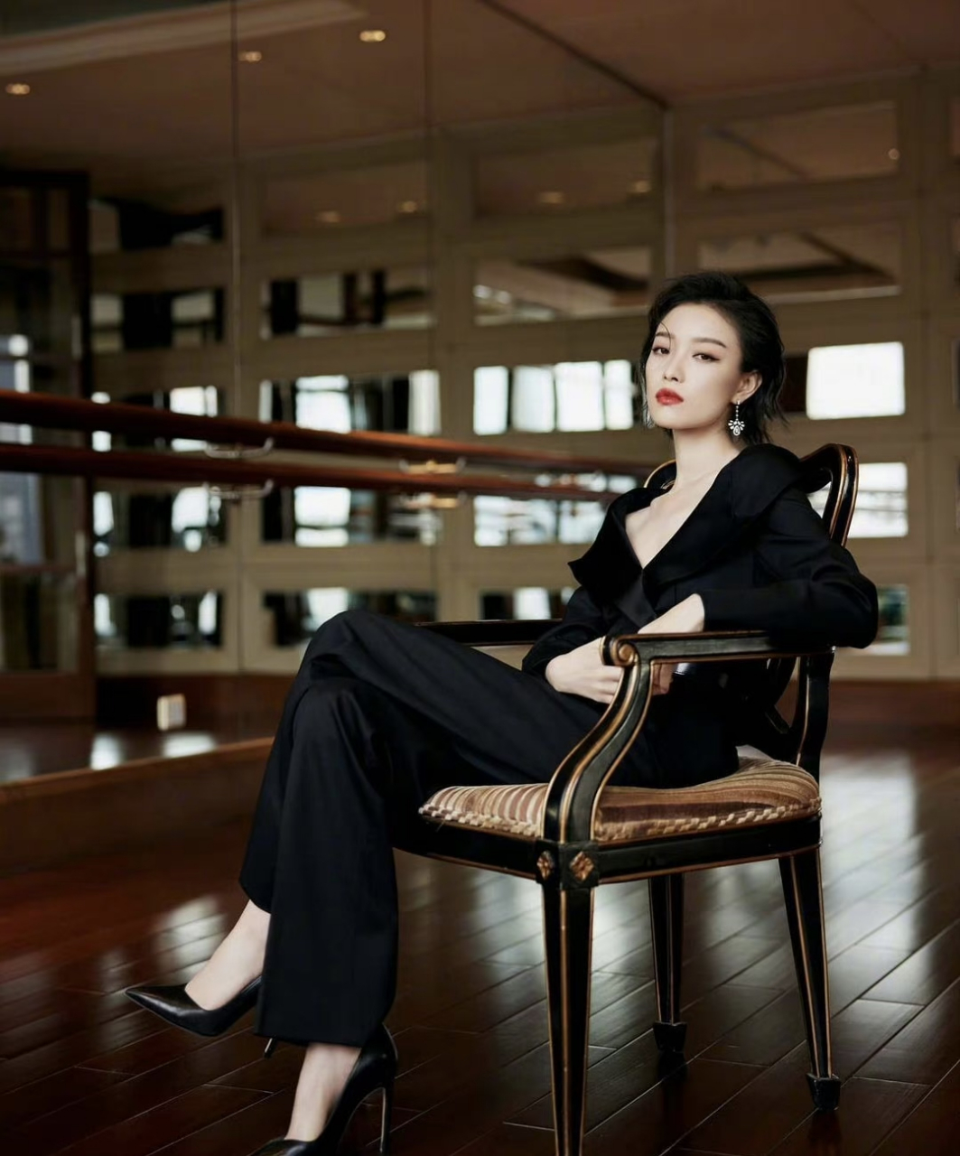 倪妮风情万种#明星生图大赏