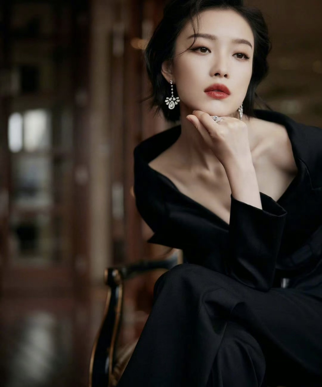 倪妮风情万种#明星生图大赏