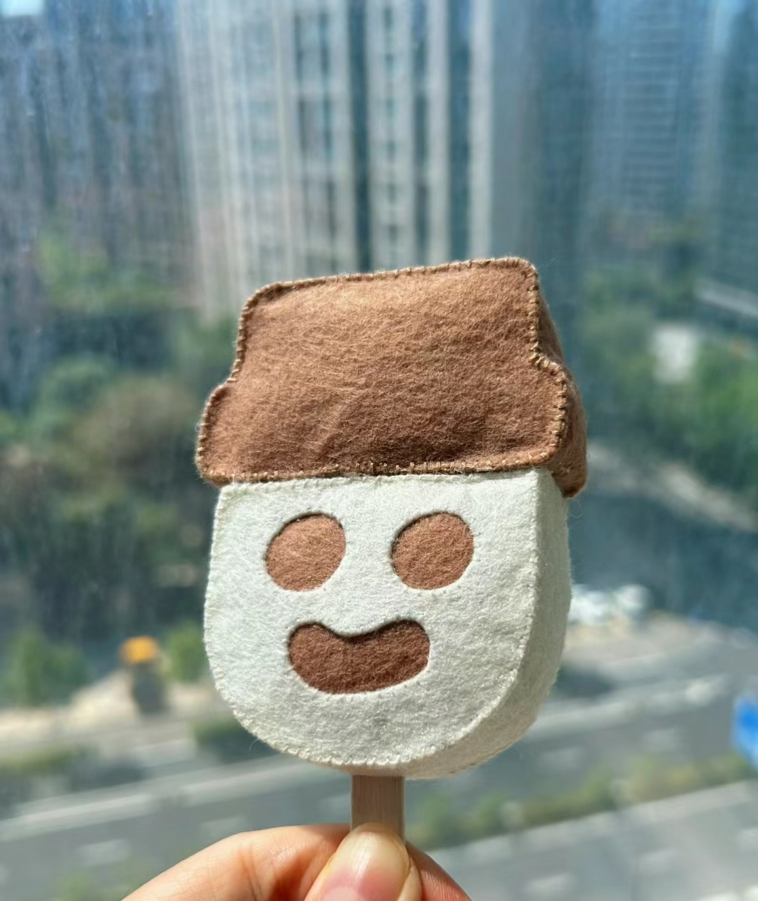 我以为是真的小雪人,做的也太像了[嘻嘻]你吃过这种雪糕吗
