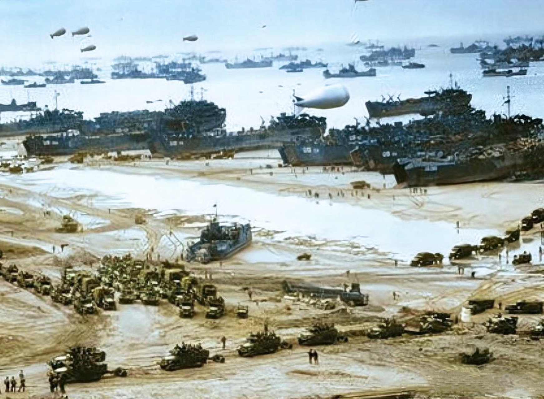 那时,许多法国人以各种方式热烈欢迎盟军的登陆,渴望从德军的统治中