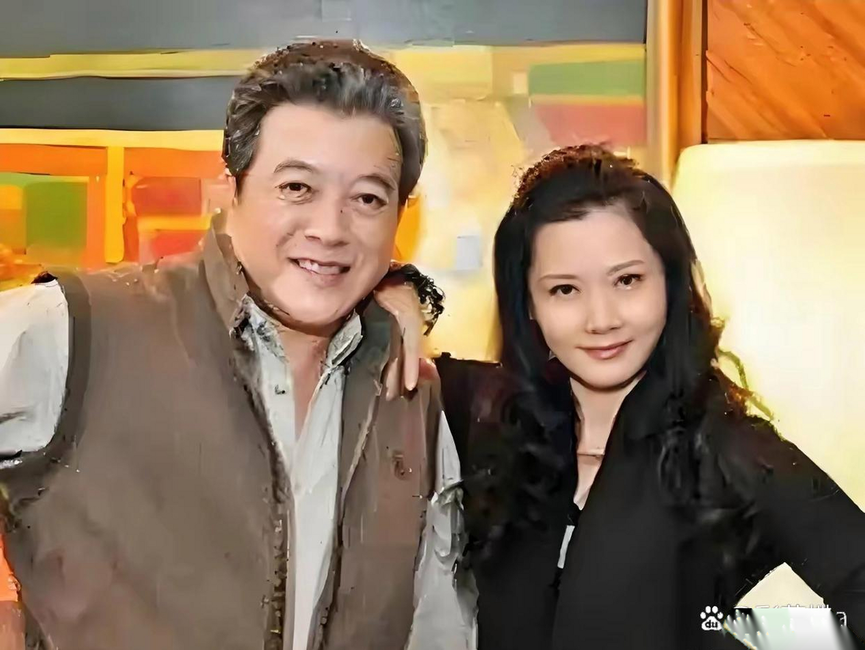 何赛飞和老公杨楠.