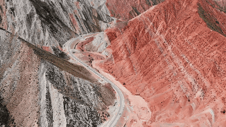 拍摄于2021年5月21日s101国防公路 鹿角湾no2,安集海大峡谷安集海大