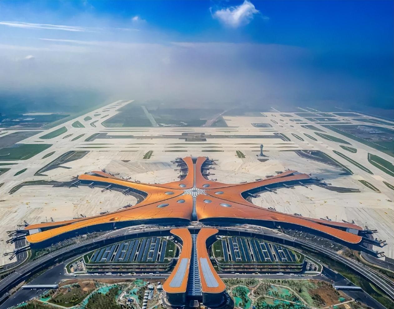 北京新机场9条跑道图片