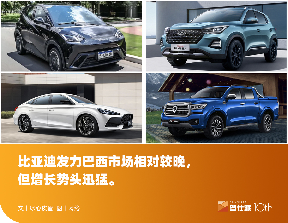 海豚在巴西卖爆,华系在智利份额近3成|美/非洲人买什么中国车?