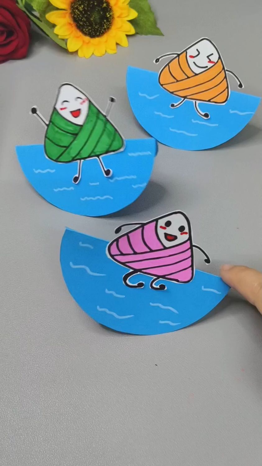 端午节手工集【粽子遥遥乐小摆件】