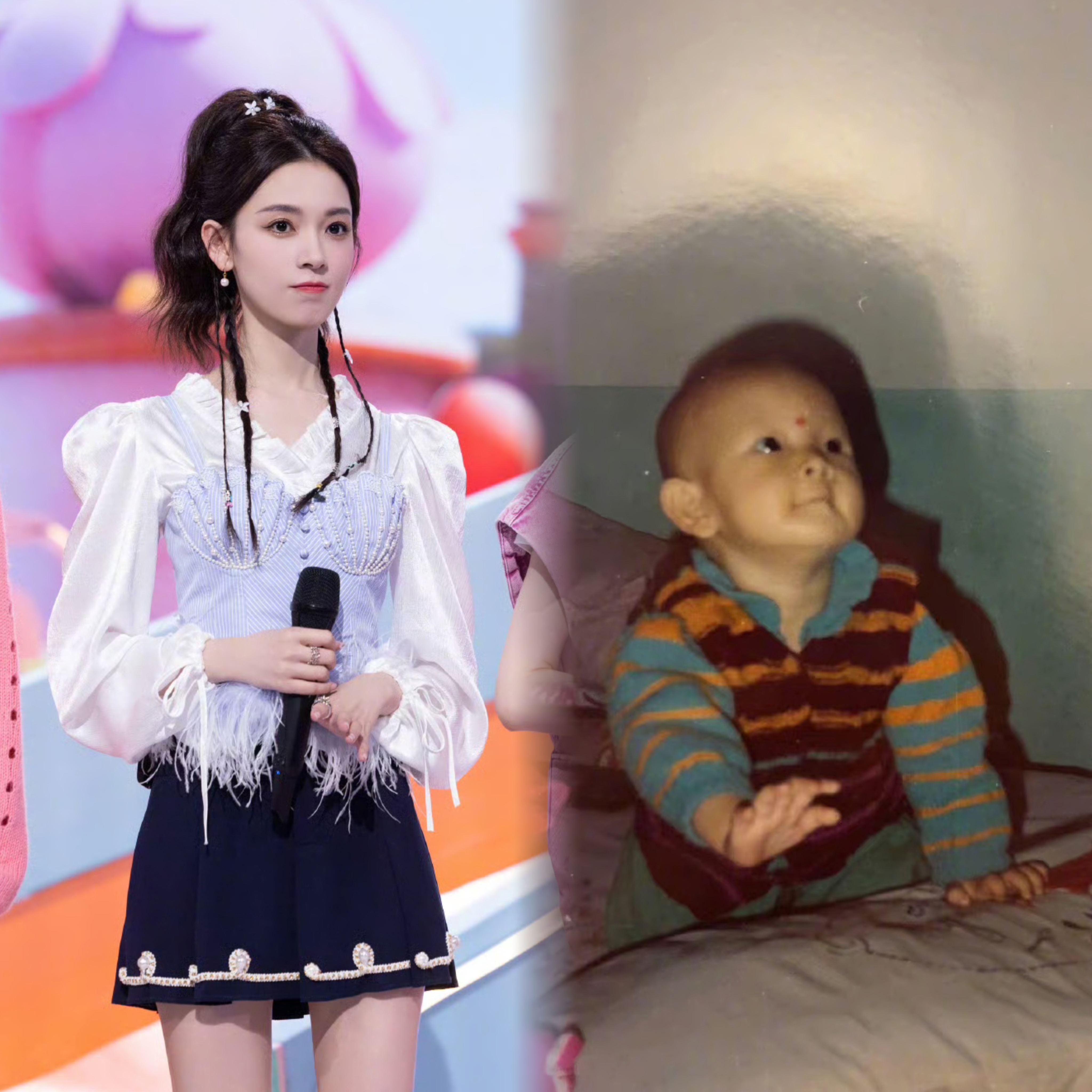 罗云熙,宋轶,陈瑶六一节晒小时候,果然小时候和长大时能辨认出来,陈瑶