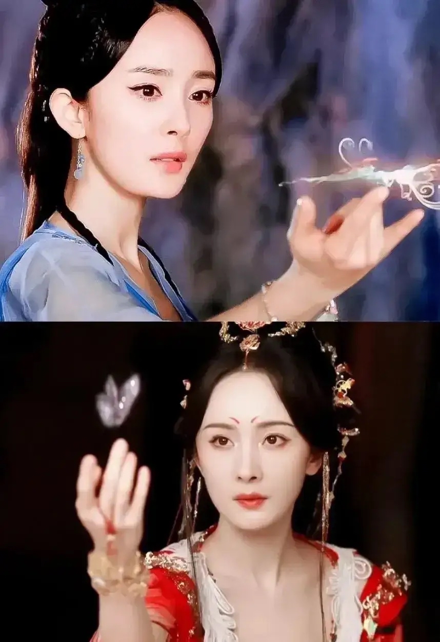 个是《唐宫美人世界》中的青鸾,一个是《三生三世十里桃花》中的白浅