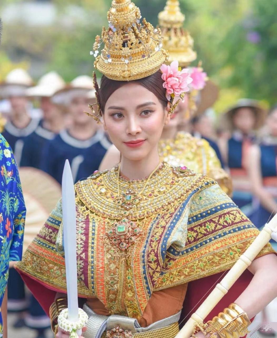 泰国女星小水宋干节的女神照片