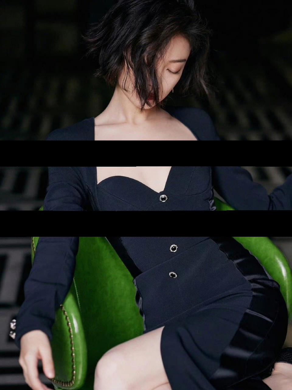 倪妮短发太a了.