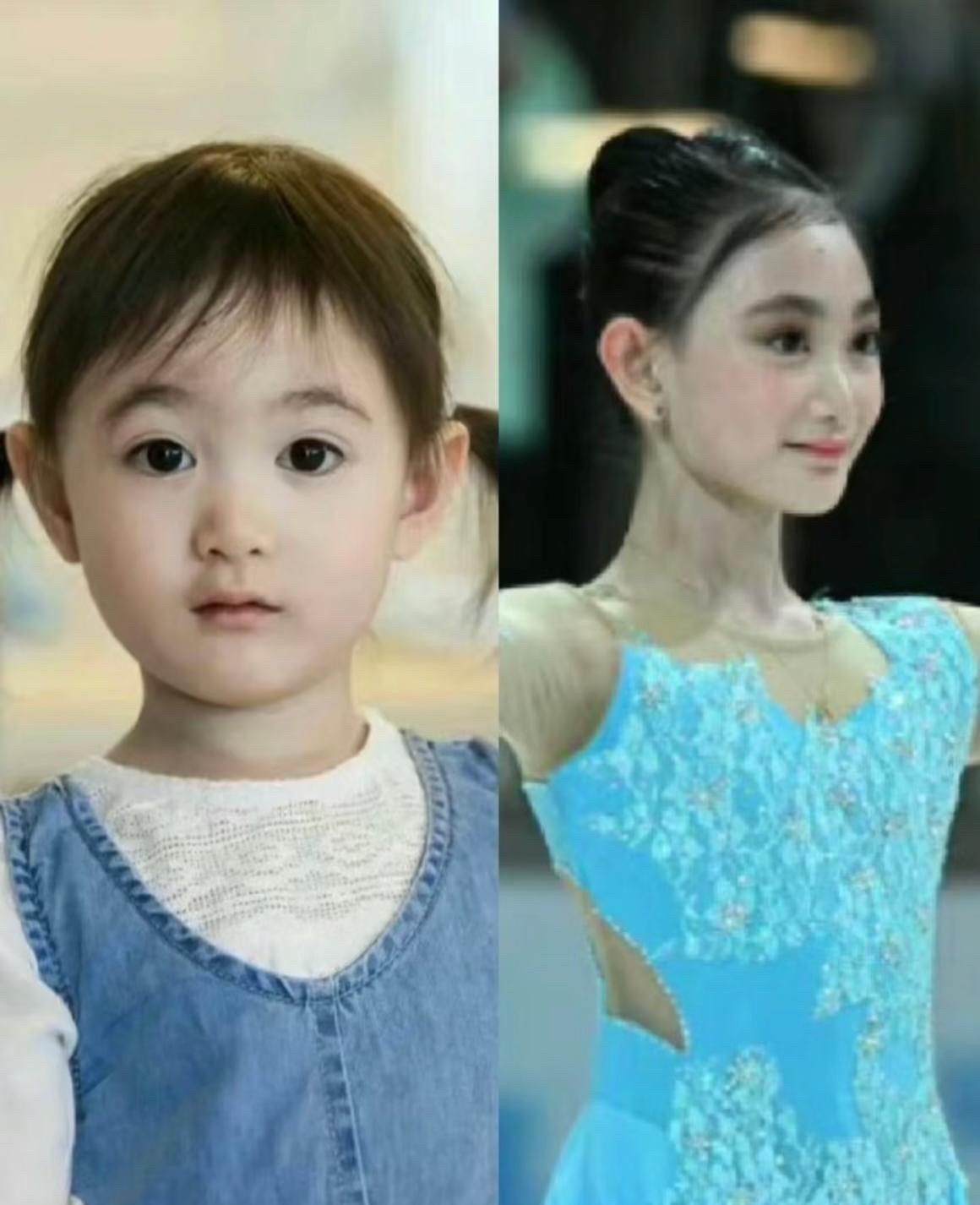 网友说:奥利宝宝长大后成安陵容了 这可能是化妆和拍摄角度的关系
