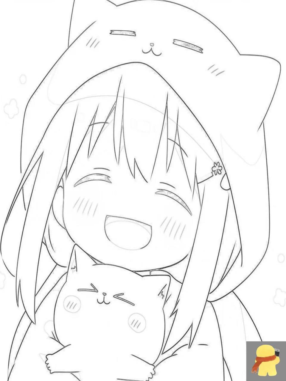 线稿分享|小埋 这早已司空见惯的风景, 在我们长大后也会变的面目全非