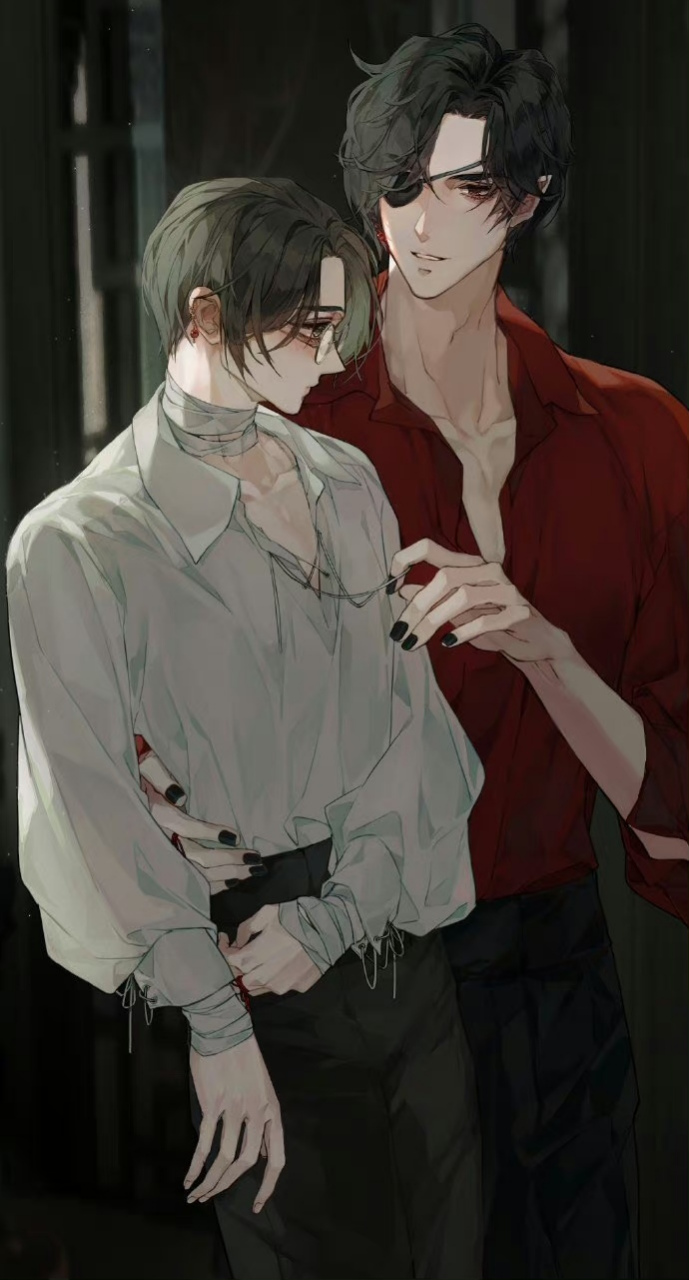 天官赐福# 现代花怜,哥哥领口太大了,花花手动拉紧[滑稽][没眼看]