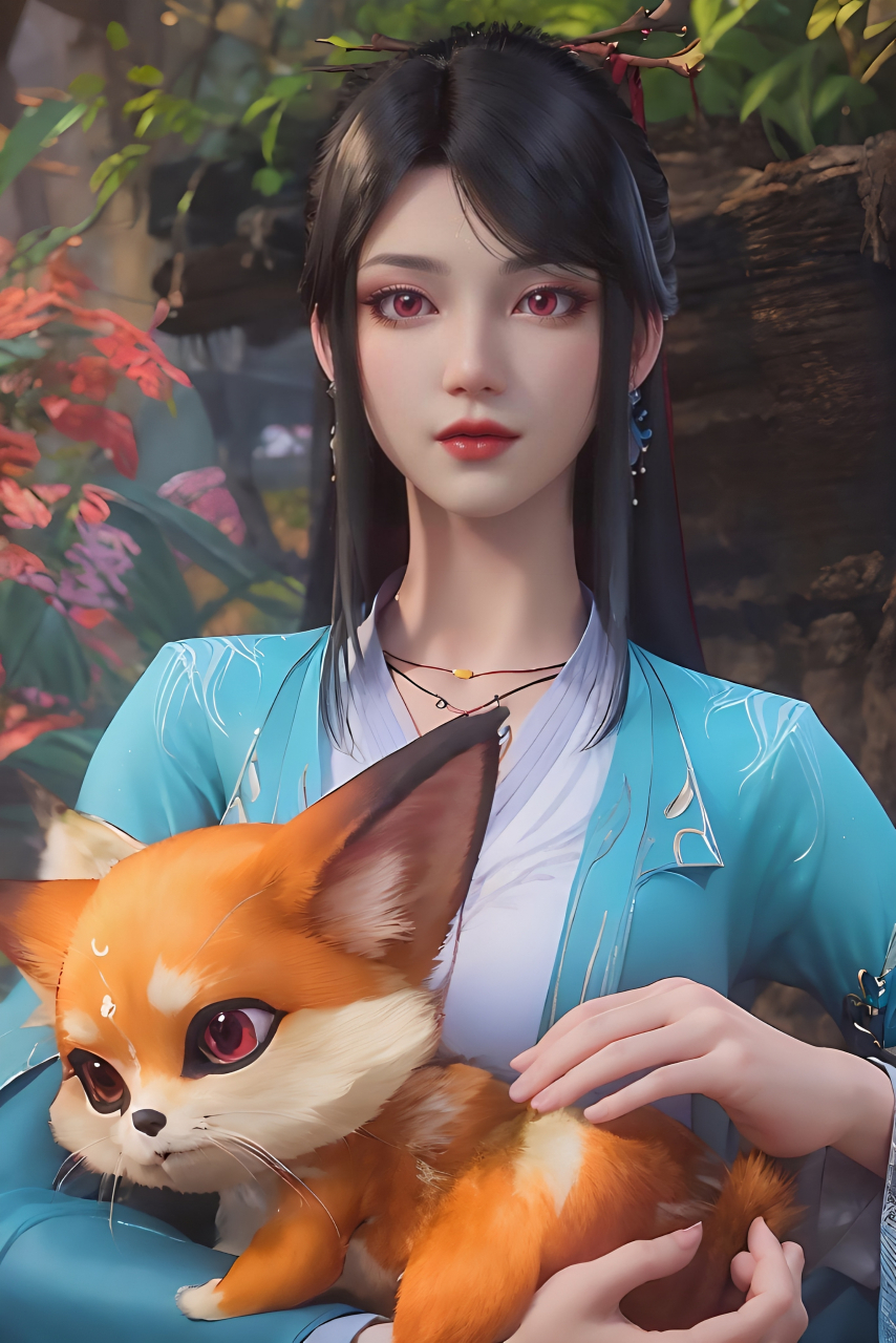 元尊动画开播# #动态连更挑战# #ai国漫美女# 夭夭感觉很好看,为啥