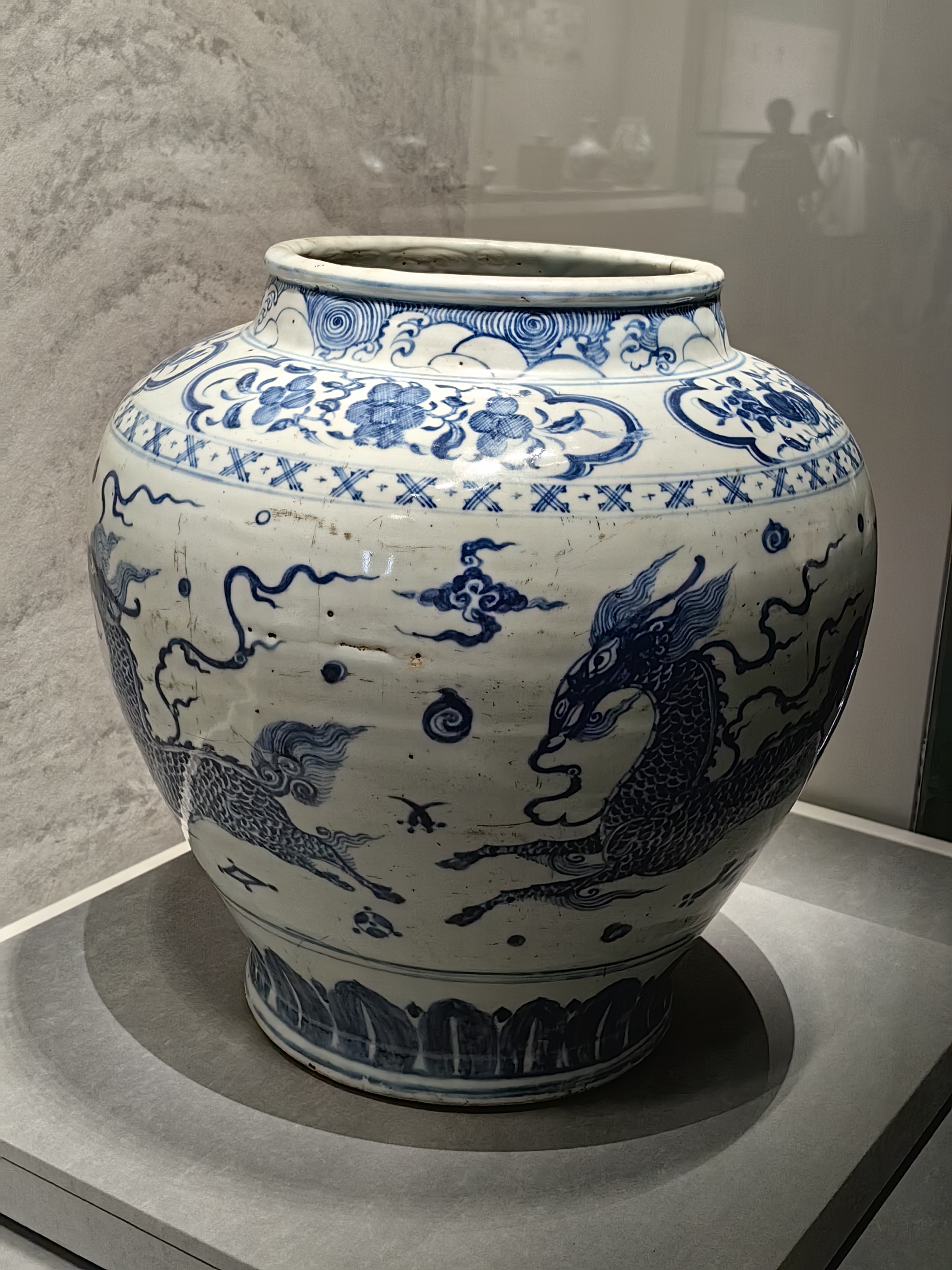 明代早期青花罐真品图图片